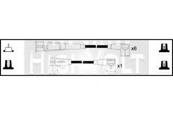 STANDARD OEF337 Комплект дротів запалювання