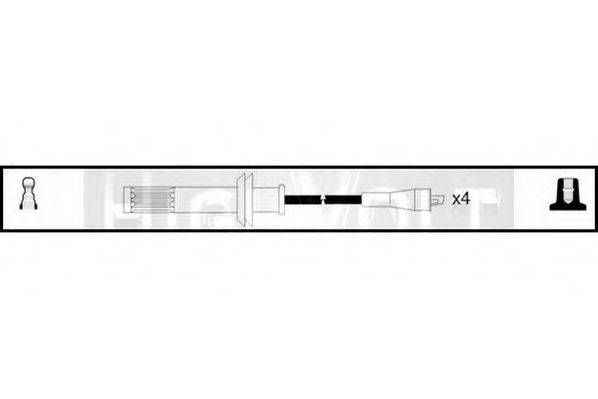 STANDARD OEF348 Комплект дротів запалювання