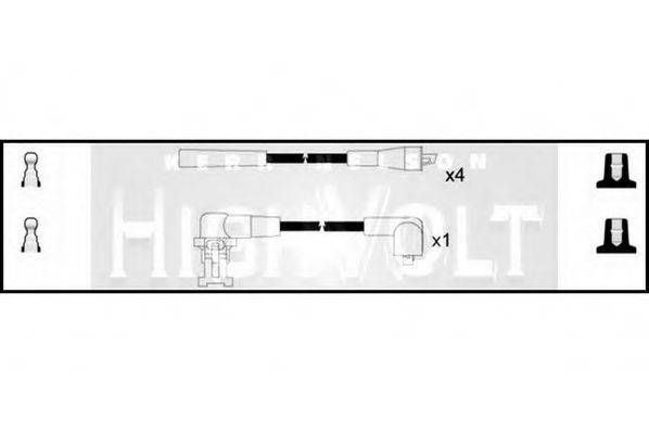 STANDARD OEF282 Комплект дротів запалювання