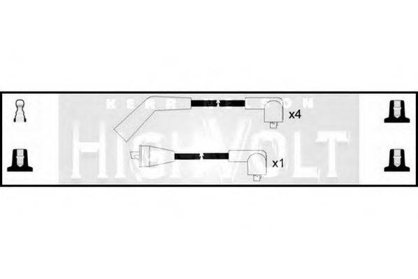 STANDARD OEF023 Комплект дротів запалювання