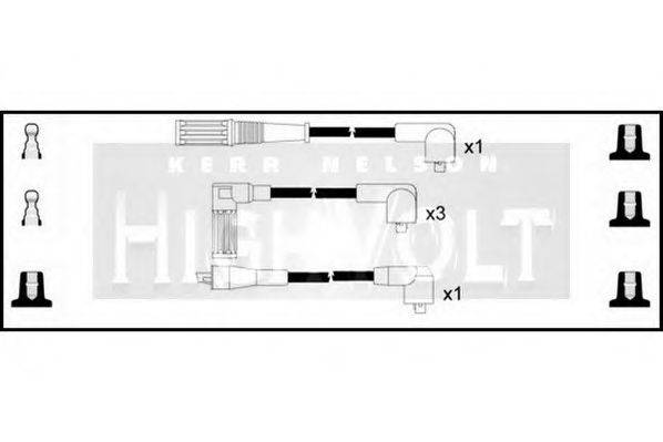 STANDARD OEF924 Комплект дротів запалювання