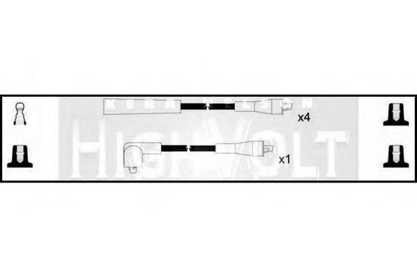 STANDARD OEF909 Комплект дротів запалювання