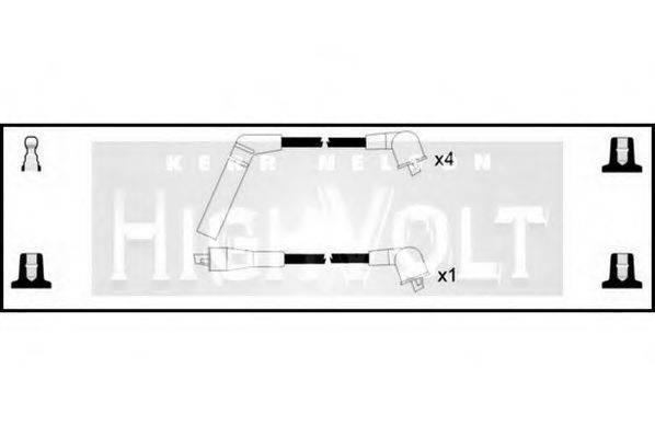 STANDARD OEF658 Комплект дротів запалювання