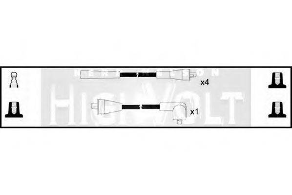 STANDARD OEF954 Комплект дротів запалювання