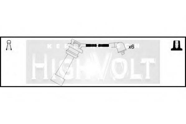 STANDARD OEF287 Комплект дротів запалювання