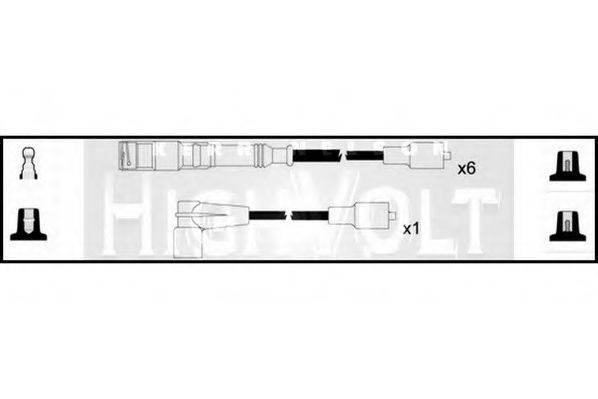 STANDARD OEF1002 Комплект дротів запалювання