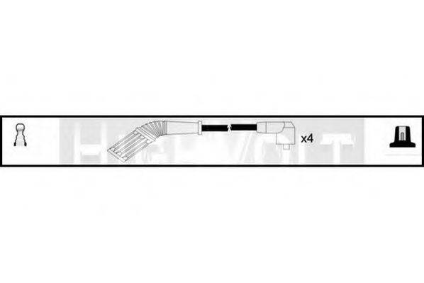 STANDARD OEF506 Комплект дротів запалювання