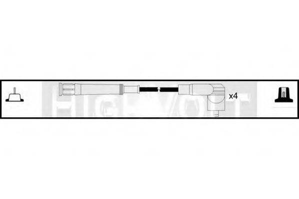 STANDARD OEF432 Комплект дротів запалювання