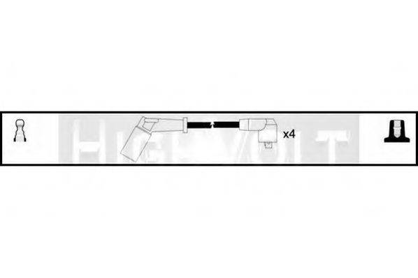 STANDARD OEF436 Комплект дротів запалювання