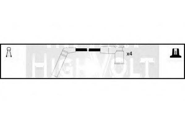 STANDARD OEF749 Комплект дротів запалювання