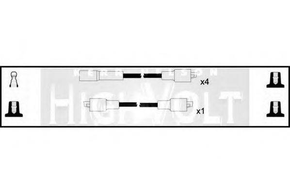 STANDARD OEF957 Комплект дротів запалювання