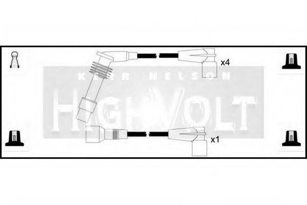 STANDARD OEF1011 Комплект дротів запалювання