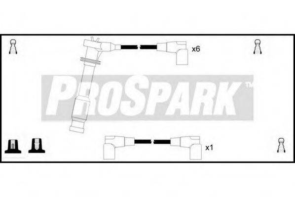 STANDARD OES1089 Комплект дротів запалювання