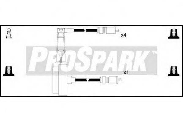 STANDARD OES1191 Комплект дротів запалювання