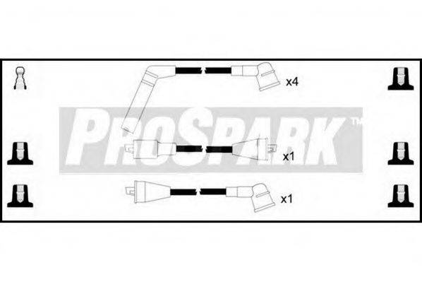 STANDARD OES1239 Комплект дротів запалювання