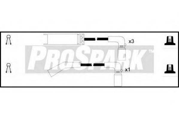 STANDARD OES547 Комплект дротів запалювання