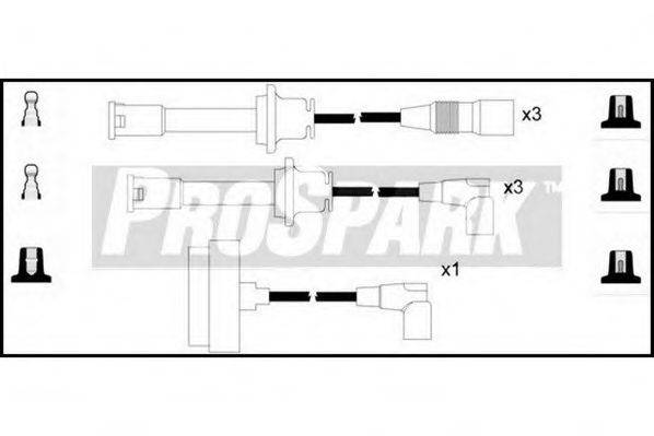 STANDARD OES700 Комплект дротів запалювання