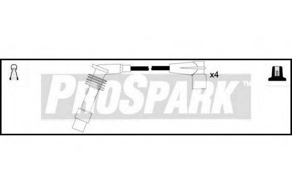 STANDARD OES915 Комплект дротів запалювання
