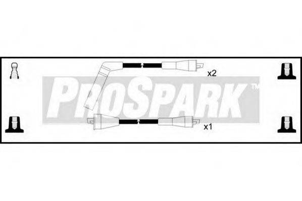 STANDARD OES974 Комплект дротів запалювання