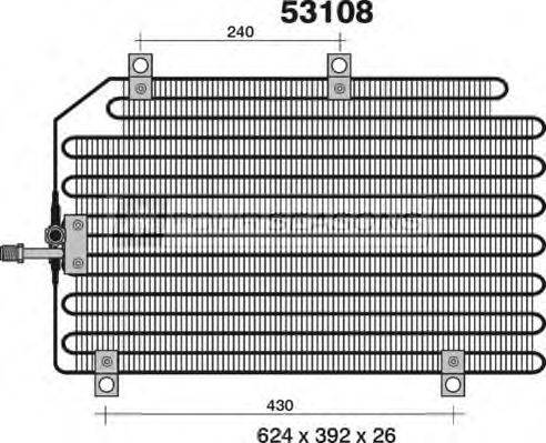 STANDARD F453108 Конденсатор, кондиціонер