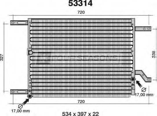 STANDARD F453314 Конденсатор, кондиціонер