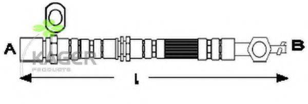 KAGER 380711 Гальмівний шланг