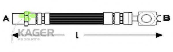 KAGER 380796 Гальмівний шланг