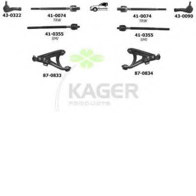 KAGER 800315 Підвіска колеса