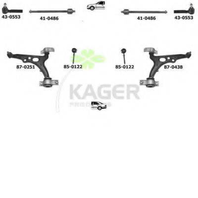 KAGER 800488 Підвіска колеса