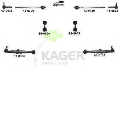 KAGER 800762 Підвіска колеса