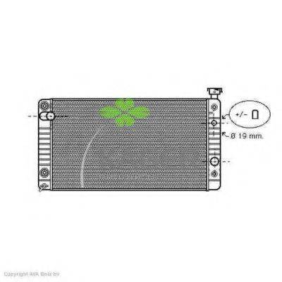 KAGER 311811 Радіатор, охолодження двигуна