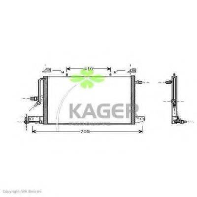 KAGER 945003 Конденсатор, кондиціонер