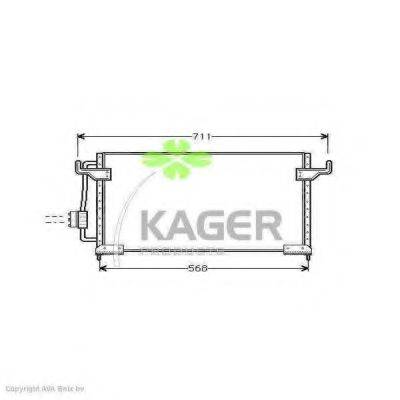 KAGER 945061 Конденсатор, кондиціонер