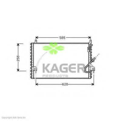 KAGER 945196 Конденсатор, кондиціонер