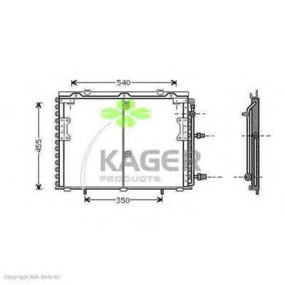 KAGER 945202 Конденсатор, кондиціонер