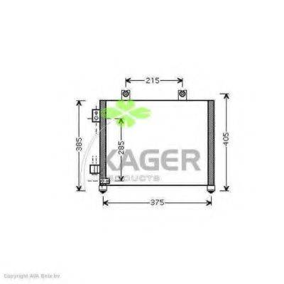 KAGER 945270 Конденсатор, кондиціонер