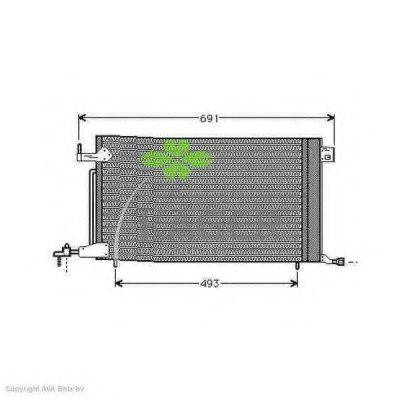 KAGER 945290 Конденсатор, кондиціонер