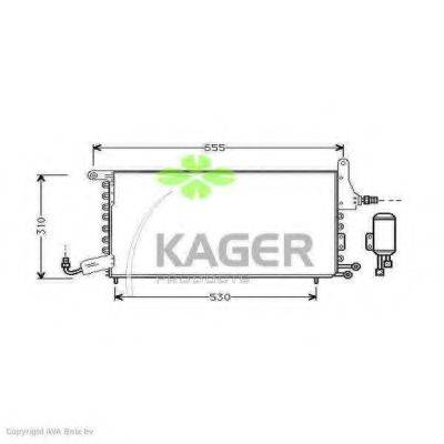 KAGER 945344 Конденсатор, кондиціонер