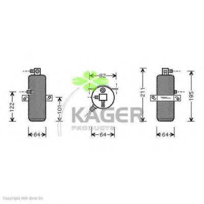 KAGER 945611 Осушувач, кондиціонер