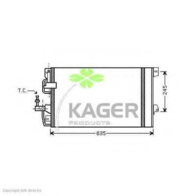 KAGER 945842 Конденсатор, кондиціонер