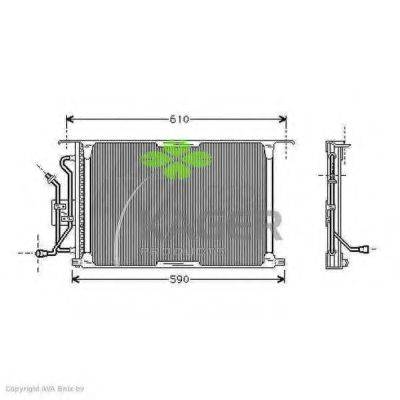 KAGER 945979 Конденсатор, кондиціонер