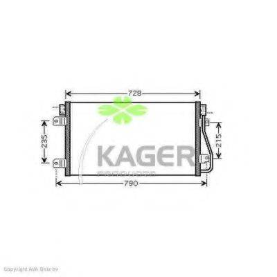 KAGER 946101 Конденсатор, кондиціонер