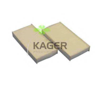 KAGER 090080 Фільтр, повітря у внутрішньому просторі