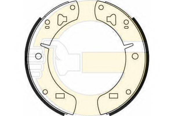 GIRLING 5161296 Комплект гальмівних колодок