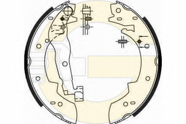 GIRLING 5161901 Комплект гальмівних колодок