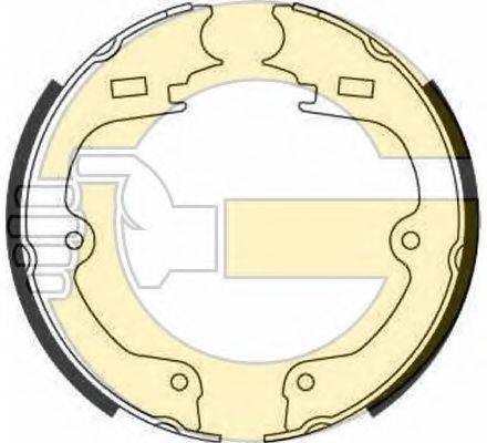 GIRLING 5162341 Комплект гальмівних колодок, стоянкова гальмівна система