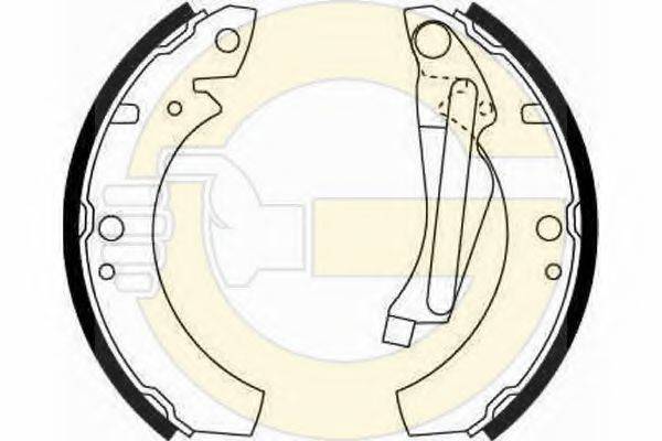 GIRLING 5180669 Комплект гальмівних колодок