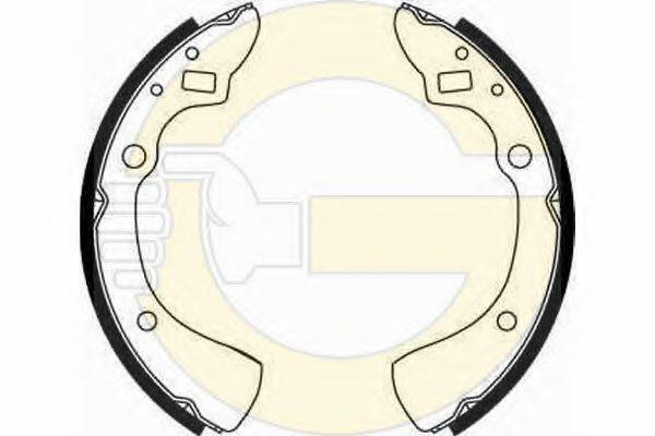 GIRLING 5181259 Комплект гальмівних колодок