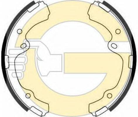 GIRLING 5181439 Комплект гальмівних колодок