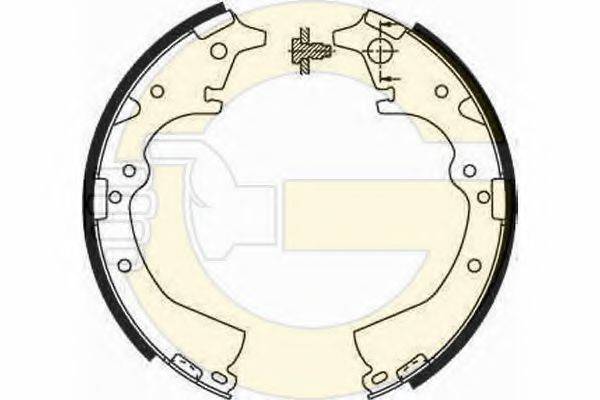 GIRLING 5181849 Комплект гальмівних колодок